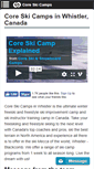 Mobile Screenshot of coreskicamps.com